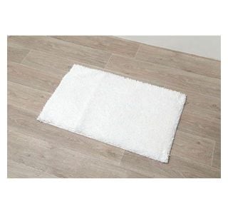 KOPALNIŠKA PREPROGA TENDANCE MICROFIBER 50X80 CM BELA