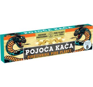 KROGLICE IN BOMBICE PIRO PLANET POJOČA KAČA 20 G / KAT. F2