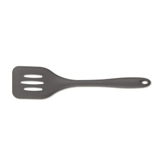 KUHINJSKI PRIPOMOČEK KELA PERFORIRANA SPATULA TOM 29X7CM SILIKON SIVA