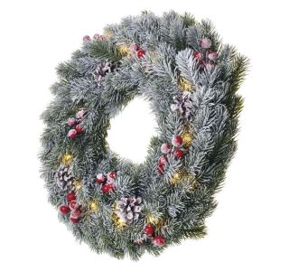 20LED XMAS WREATH DECO 2AA WW