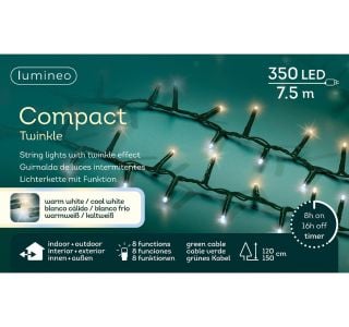 LUČKE LUMINEO LED 750 CM 8 FUNKCIJ TOPLO/HLADNO BELE ZUNANJE