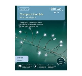 LUČKE LUMINEO MICRO LED 600 CM 8 FUNKCIJ HLADNO BELE