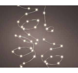 LUČKE LUMINEO STRING TOPLO BELE 2.45 M 50 LUČK IP44 8 FUNKCIJ