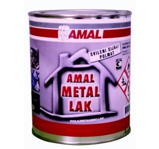 POKRIVNI PREMAZ AMAL METAL LAK SVILENI 0.75 L TRANSPARENT