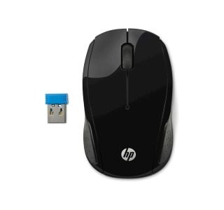 MIŠKA/KAZALNIK HP 200 BLACK WIRELESS MOUSE