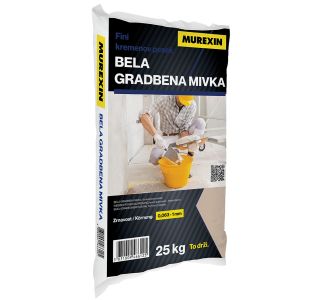 MIVKA MUREXIN BELA GRADB. 0.063-1.0 MM 25 KG