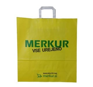 NAKUPOVALNA VREČKA MERKUR PAPIRNA VREČKA 32+17X44 CM