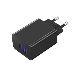 POLNILNIK ZA GSM EN-TRON HITRI OMREŽNI POLNILEC QC3.0+PD 20 W,USB-C ČRN