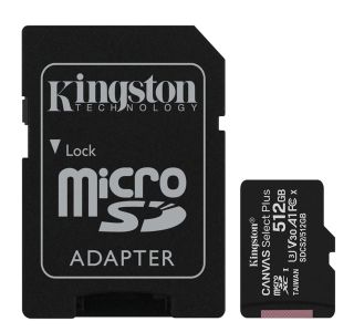 POMNILNIŠKA KARTICA KINGSTON MICRO SDX C 512GB CANVAS SELECT PLU