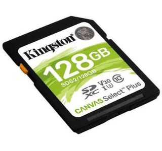 POMNILNIŠKA KARTICA KINGSTON SDXC 128GB SDS2/128GCANVAS SELEC