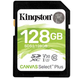 POMNILNIŠKA KARTICA KINGSTON SDXC 128GB SDS2/128GCANVAS SELEC