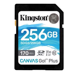 POMNILNIŠKA KARTICA KINGSTON SDXC 256GB SDG3/256GCANVAS GO PL