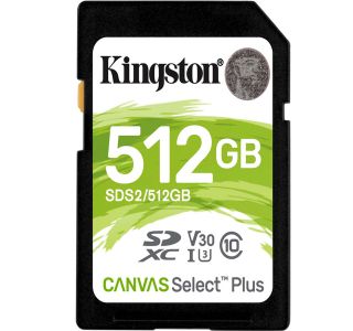 POMNILNIŠKA KARTICA KINGSTON SDXC 512GB SDS2/512GCANVAS SELEC