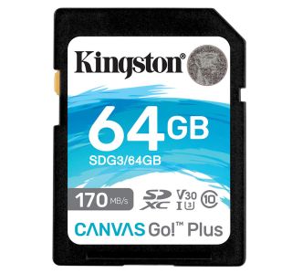 POMNILNIŠKA KARTICA KINGSTON SDXC 64GB SDG3/64GB CANVAS GO