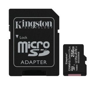 POMNILNIŠKA KARTICA KINGSTON SDXC MICRO 256GB CANVAS SELECTPLUS 100/85MB/S R/W