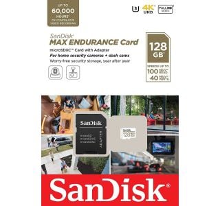 POMNILNIŠKA KARTICA SANDISK 128GB MAX ENDURANCE