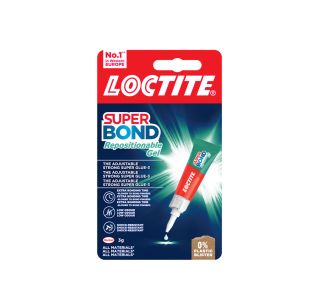 SEKUNDNO LEPILO HENKEL ACC LOCTITE SUPER BOND PURE GEL 3G - REPOSITIONABLE GEL