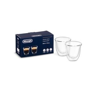 SET SKODELIC Z DVOJNIM STEKLOM DELONGHI ESPESSO 60 ML