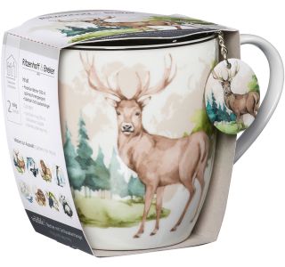 SKODELICA / LONČEK RITZENHOFF & BREKER 500 ML Z OBESKOM DEER WILDLIFE