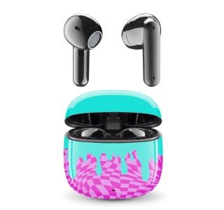 SLUŠALKE MUSIC SOUND TWS, MINT-VIJOLA BLUETOOTH