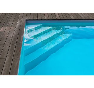 VGRADNI BAZEN PLANET POOL EASYPOOL PLUS 6X3X1.5 M VOGALNO STOPNIŠČE