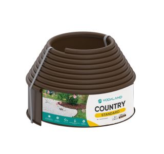 VRTNA OBROBA 2PR-TERRA COUNTRYLINE IZ PP MATERIALA, H=100MM, D=6 METROV - RJAVA