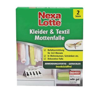 ZAŠČITA PRED INSEKTI NEXA LOTTE NL FEROMONSKA VABA ZA TEKSTILNE MOLJE 2 KOS