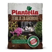 SUBSTRAT ZA OKR. RASTLINE PLANTELLA ZEMLJA ZA GROBOVE 10 L - Merkur.si